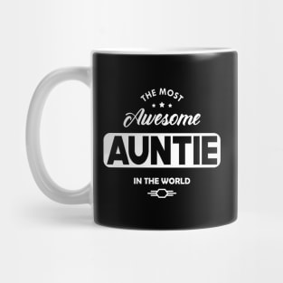 Auntie - The most awesome auntie in the world Mug